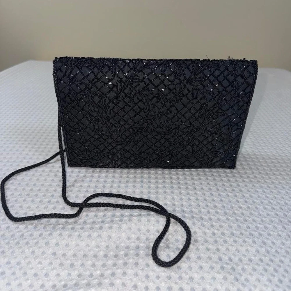 Valerie Stevens Vintage black evening bag